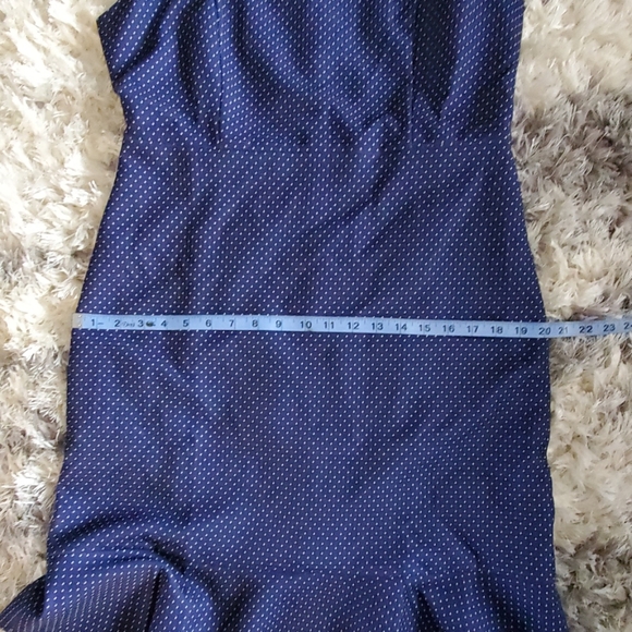J Crew Navy Poka Dot Dress - Picture 7 of 7